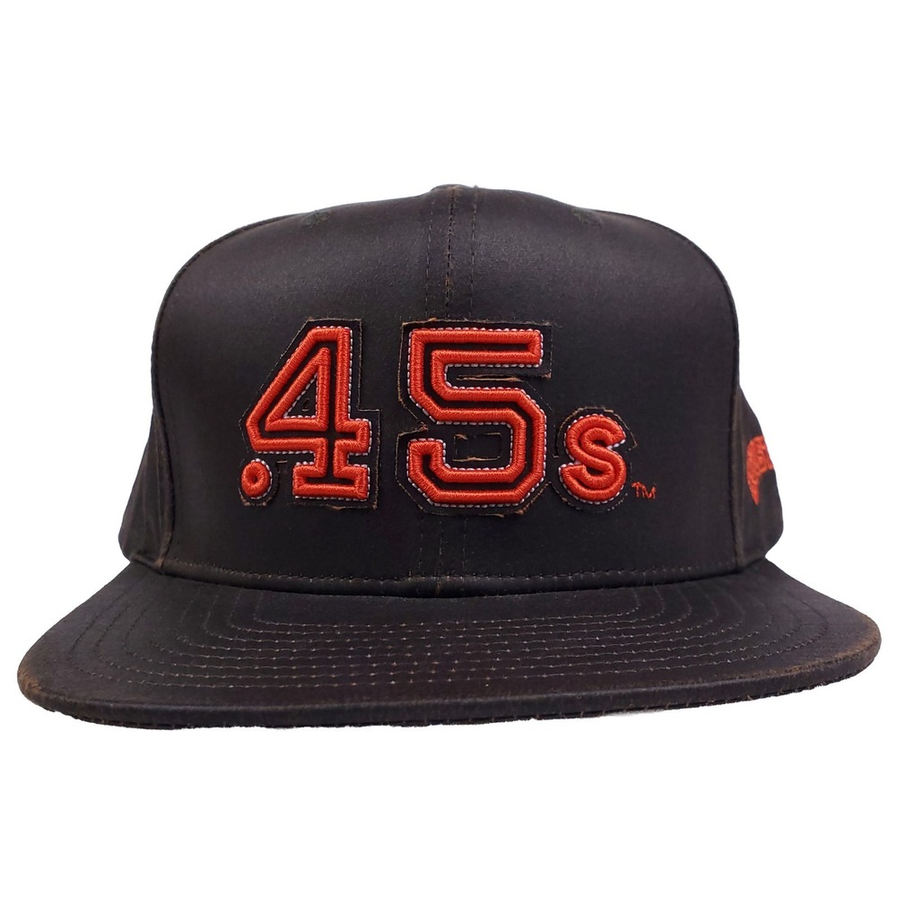 Houston Colt 45s Mitchell & Ness MLB Snapback Hat Cap 3D Logo Side Art Brown New